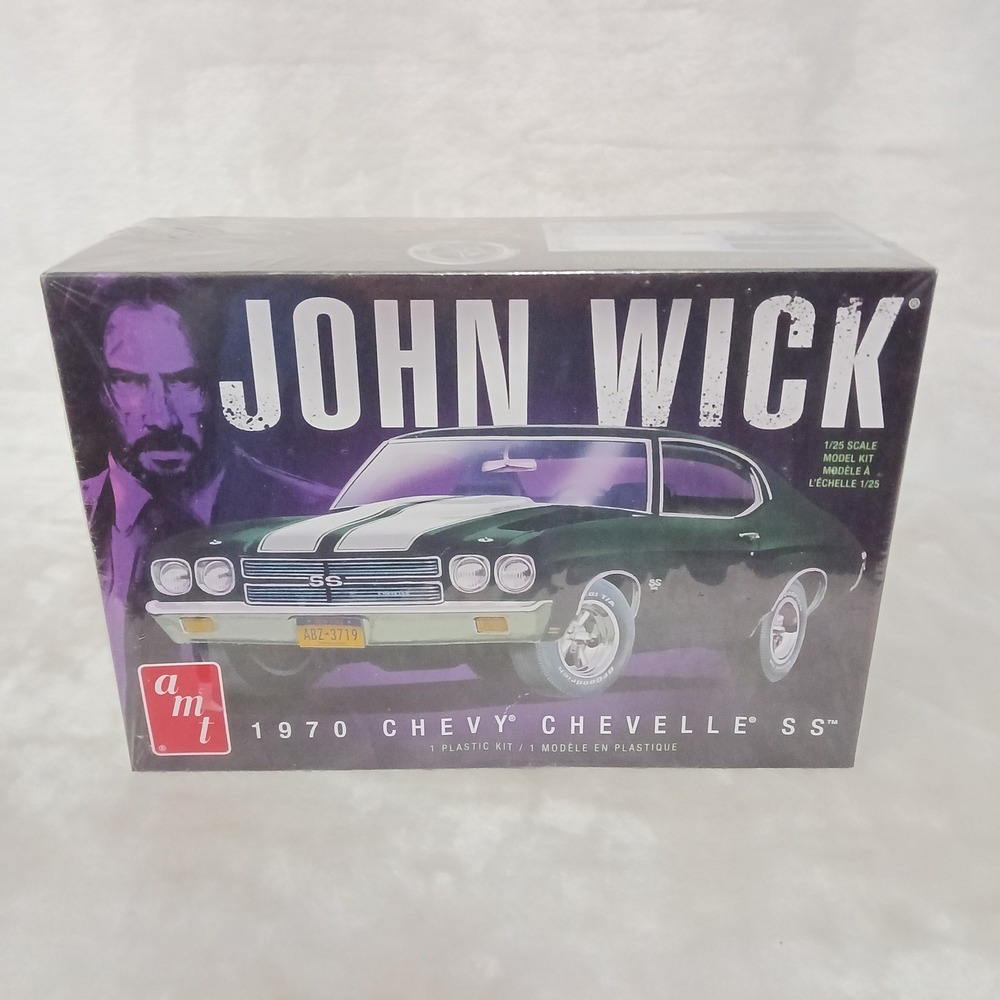 AMT John Wick 1970 Chevy Chevelle SS 1/25 Scale Plastic Model Kit AMT1453M/12